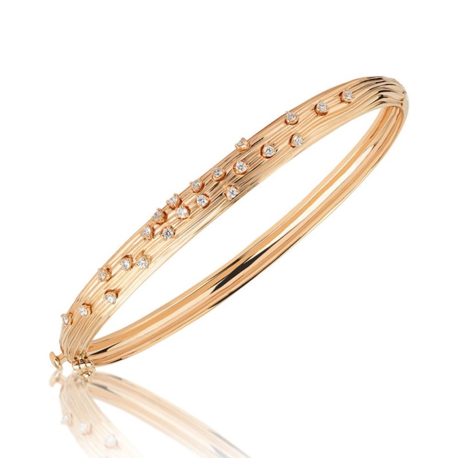 Bracelet/Bangle Hueb | 18 Karat Bahia Pink Gold Bracelet/Bangle With Vs-Gh Diamonds