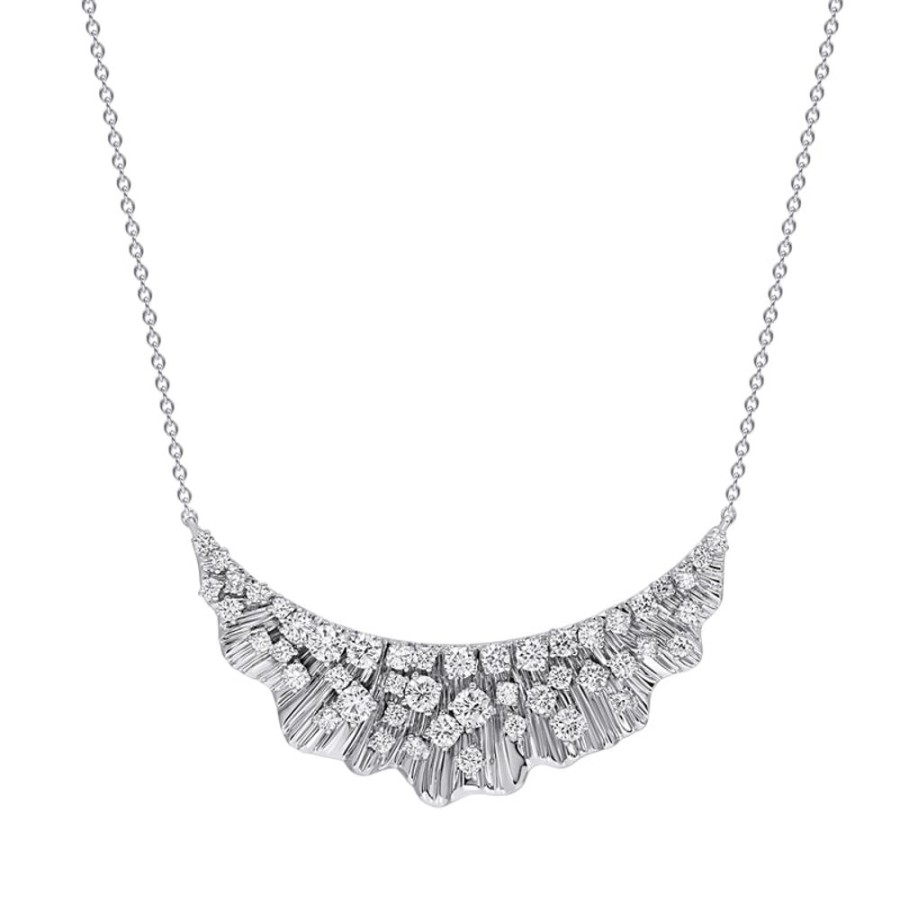 Necklace/Pendant Hueb | 18 Karat Bahia White Gold Necklace With Vs-Gh Diamonds