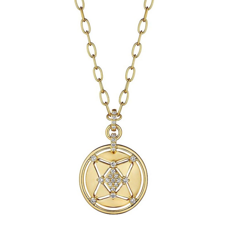 Necklace/Pendant Hueb | 18 Karat Estelar Yellow Gold Necklace With Vs-Gh Diamonds