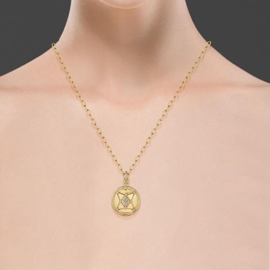 Necklace/Pendant Hueb | 18 Karat Estelar Yellow Gold Necklace With Vs-Gh Diamonds