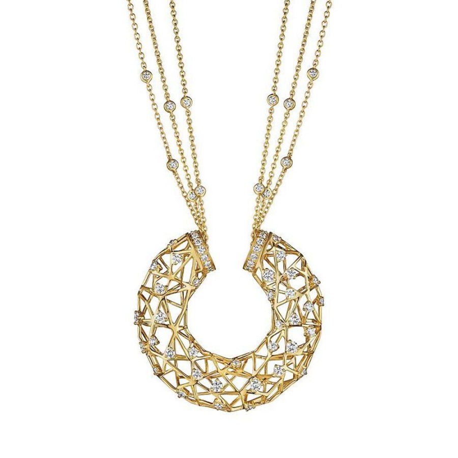 Necklace/Pendant Hueb | 18 Karat Estelar Yellow Gold Necklace With Vs-Gh Diamonds