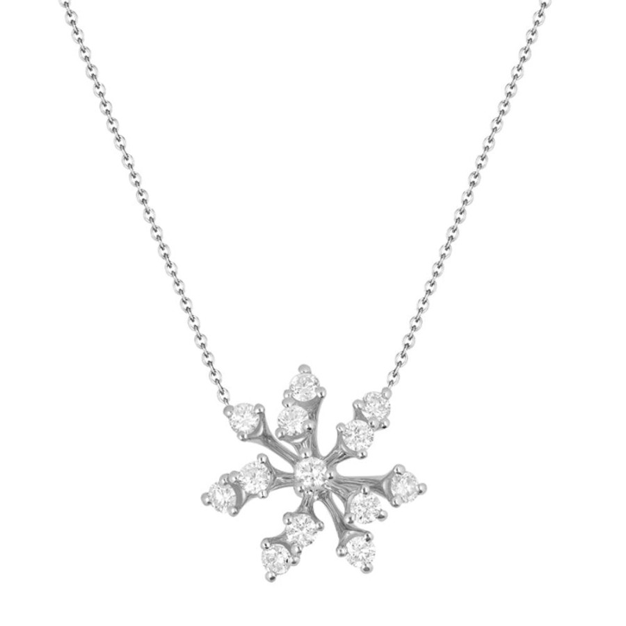 Necklace/Pendant Hueb | 18 Karat Luminus White Gold Necklace With Vs-Gh Diamonds