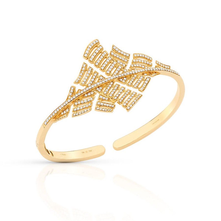 Bracelet/Bangle Hueb | 18 Karat Labyrinth Yellow Gold Bracelet/Bangle With Vs-Gh Diamonds