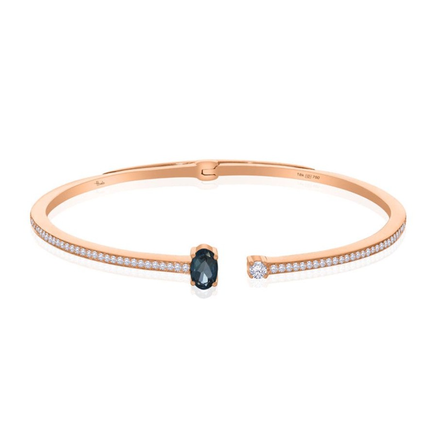 Bracelet/Bangle Hueb | 18 Karat Spectrum Pink Gold Bracelet/Bangle With Vs-Gh Diamonds And Bl