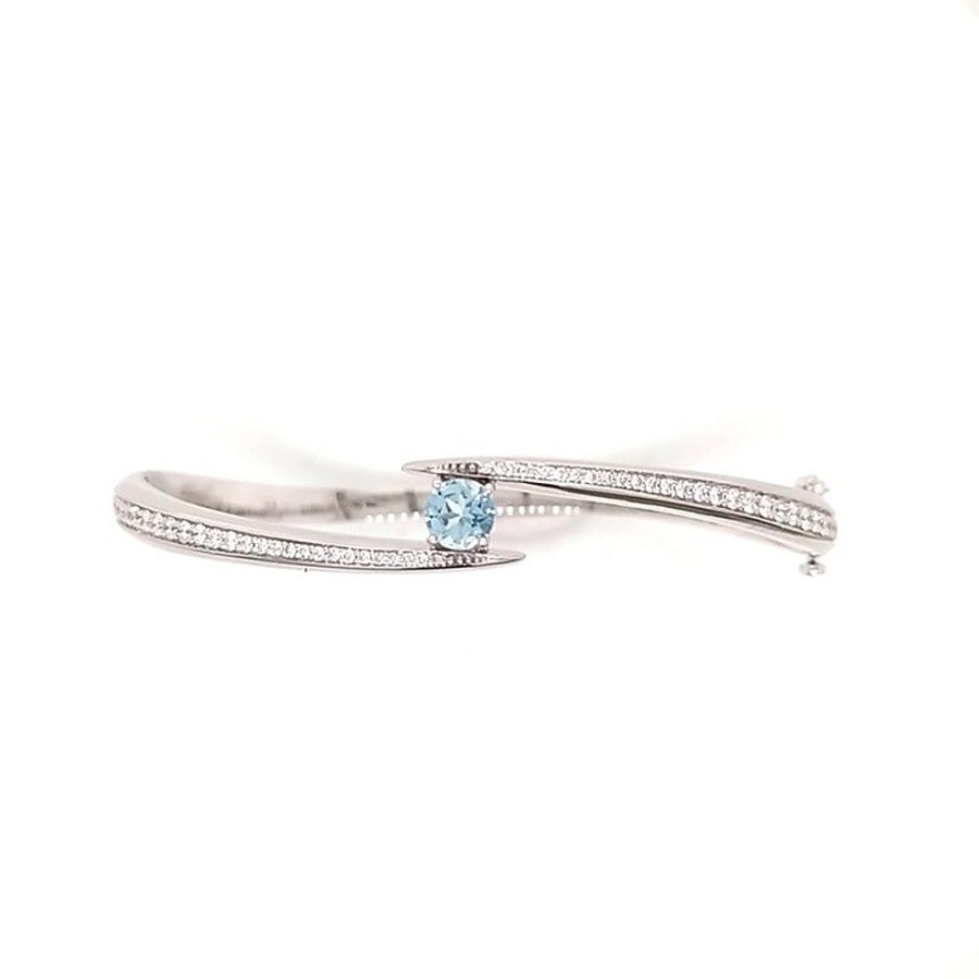 Bracelet/Bangle Hueb | 18 Karat Amazonia (Cocar) White Gold Bracelet/Bangle With Vs-Gh Diamon