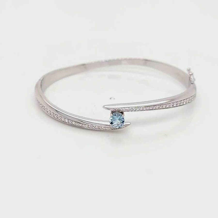 Bracelet/Bangle Hueb | 18 Karat Amazonia (Cocar) White Gold Bracelet/Bangle With Vs-Gh Diamon