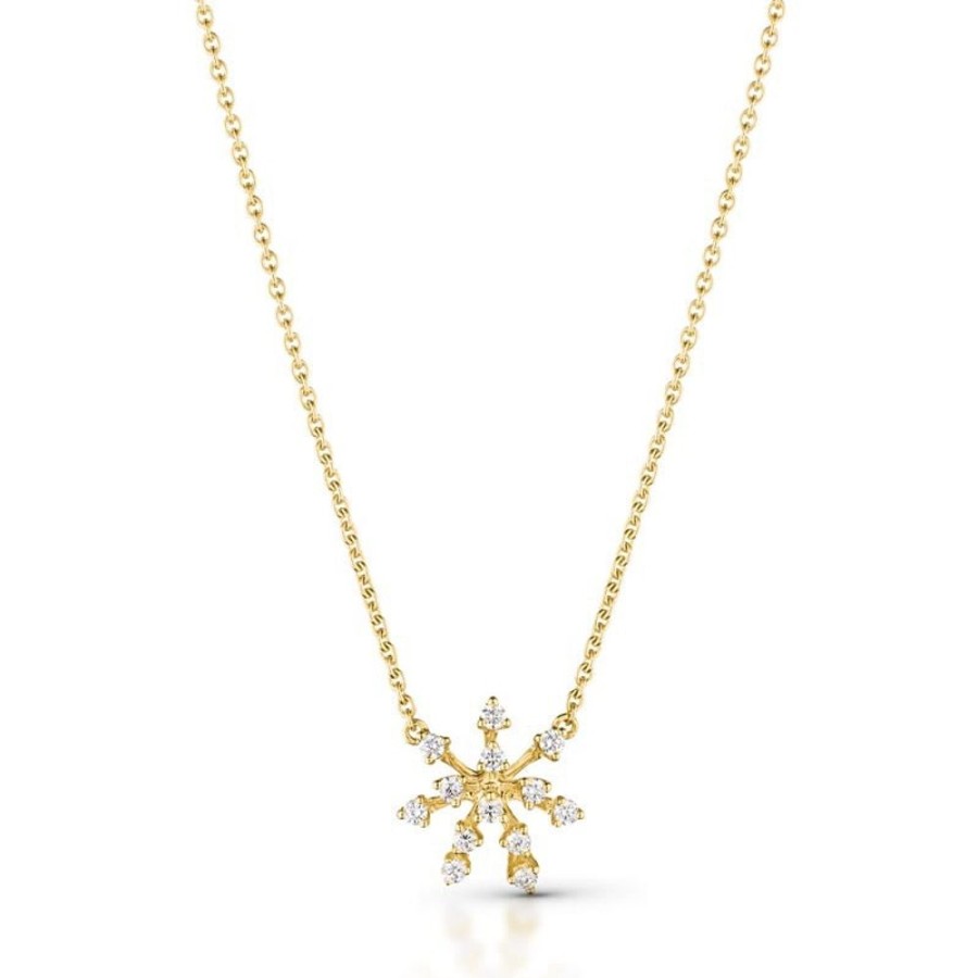 Necklace/Pendant Hueb | 18 Karat Luminus Yellow Gold Necklace With Vs-Gh Diamonds