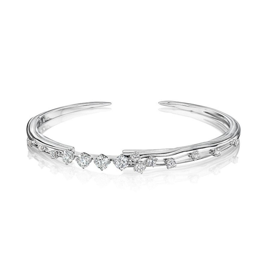 Bracelet/Bangle Hueb | 18 Karat Bahia White Gold Bracelet/Bangle With Vs-Gh Diamonds