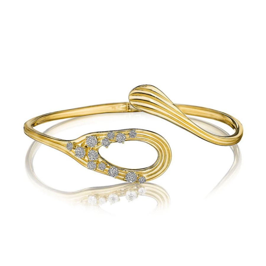 Bracelet/Bangle Hueb | 18 Karat Bahia Yellow Gold Bracelet/Bangle With Vs-Gh Diamonds