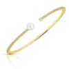 Bracelet/Bangle Hueb | 18 Karat Spectrum Yellow Gold Bracelet/Bangle With Vs-Gh Diamonds And