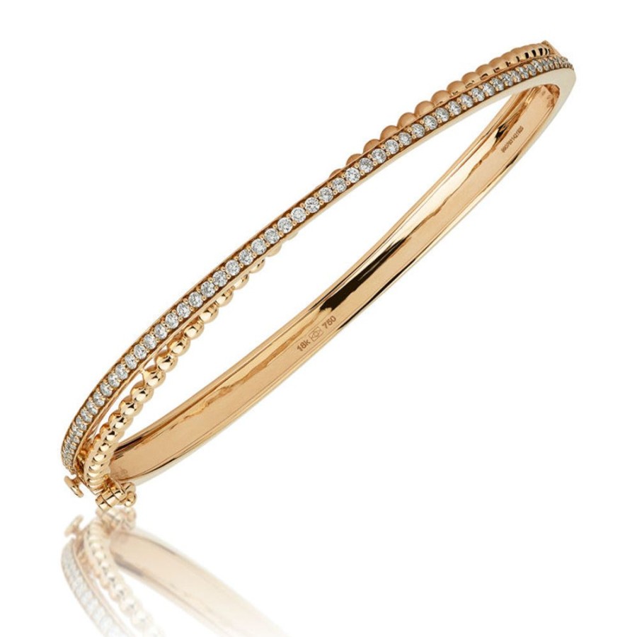 Bracelet/Bangle Hueb | 18 Karat Bubbles Pink Gold Bracelet/Bangle With Vs-Gh Diamonds