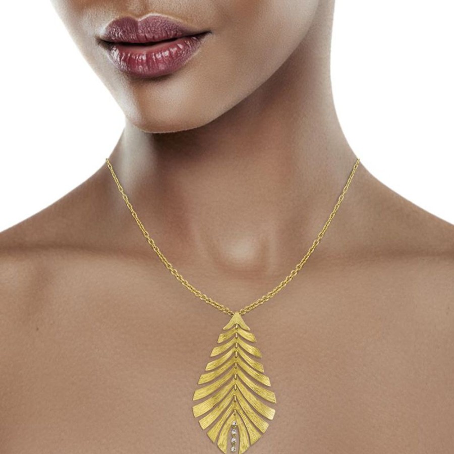 Necklace/Pendant Hueb | 18 Karat Bahia Yellow Gold Necklace With Vs-Gh Diamonds