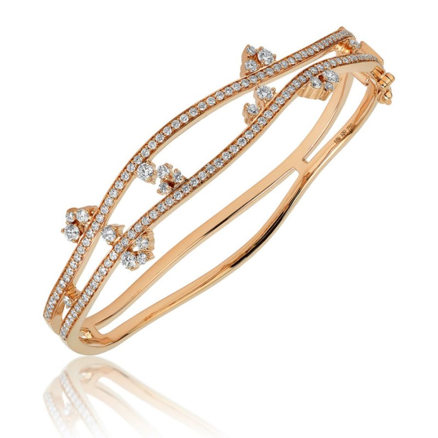 Bracelet/Bangle Hueb | 18 Karat Reverie Pink Gold Bracelet/Bangle With Vs-Gh Diamonds