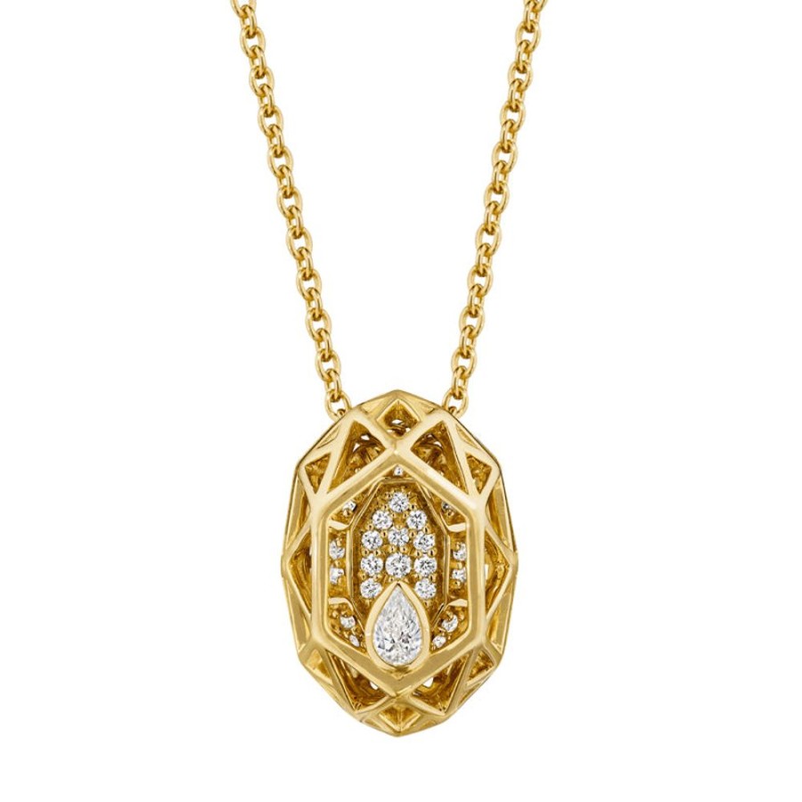 Necklace/Pendant Hueb | 18 Karat Estelar Yellow Gold Necklace With Vs-Gh Diamonds