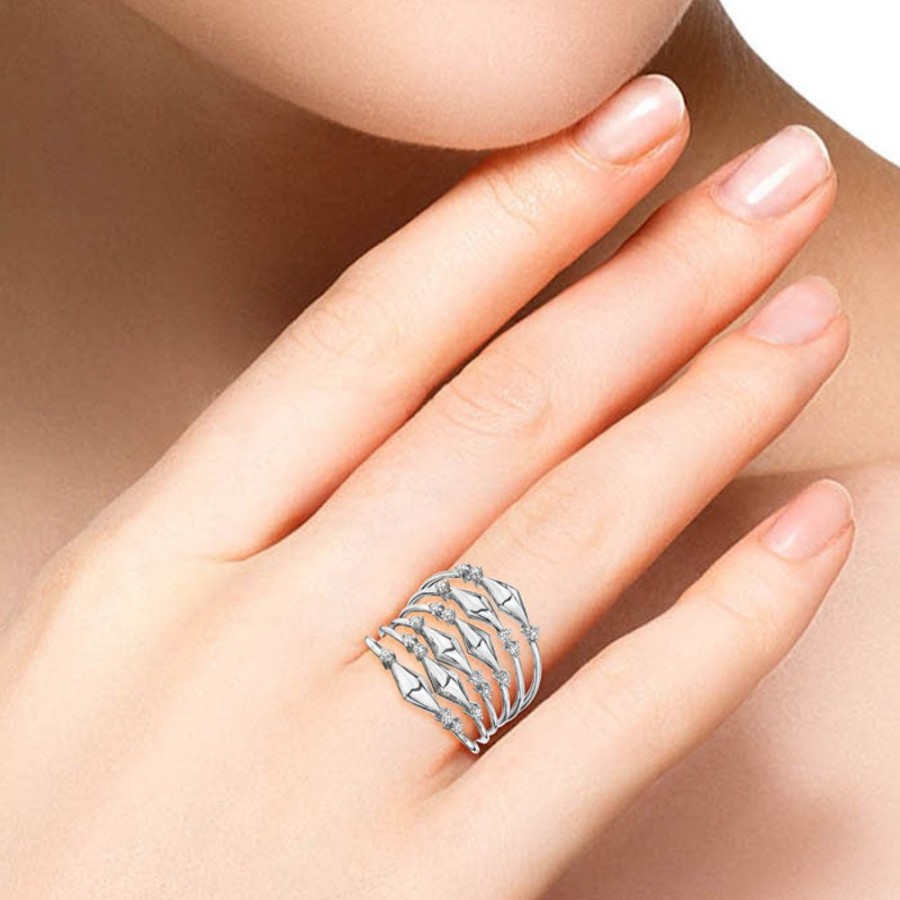 Ring Hueb | 18 Karat Luminus White Gold Ring