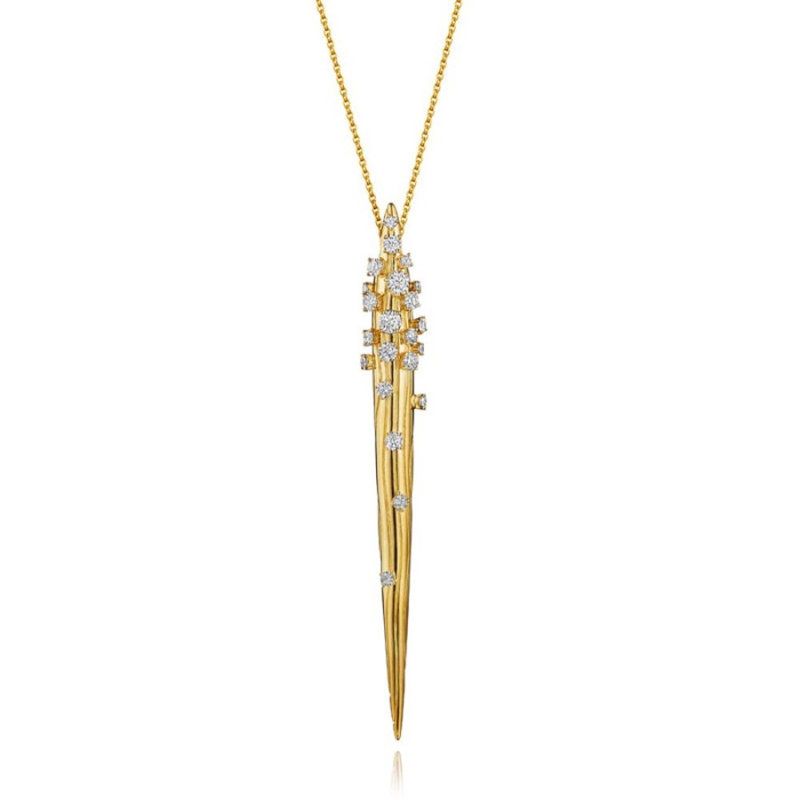 Necklace/Pendant Hueb | 18 Karat Bahia Yellow Gold Necklace With Vs-Gh Diamonds