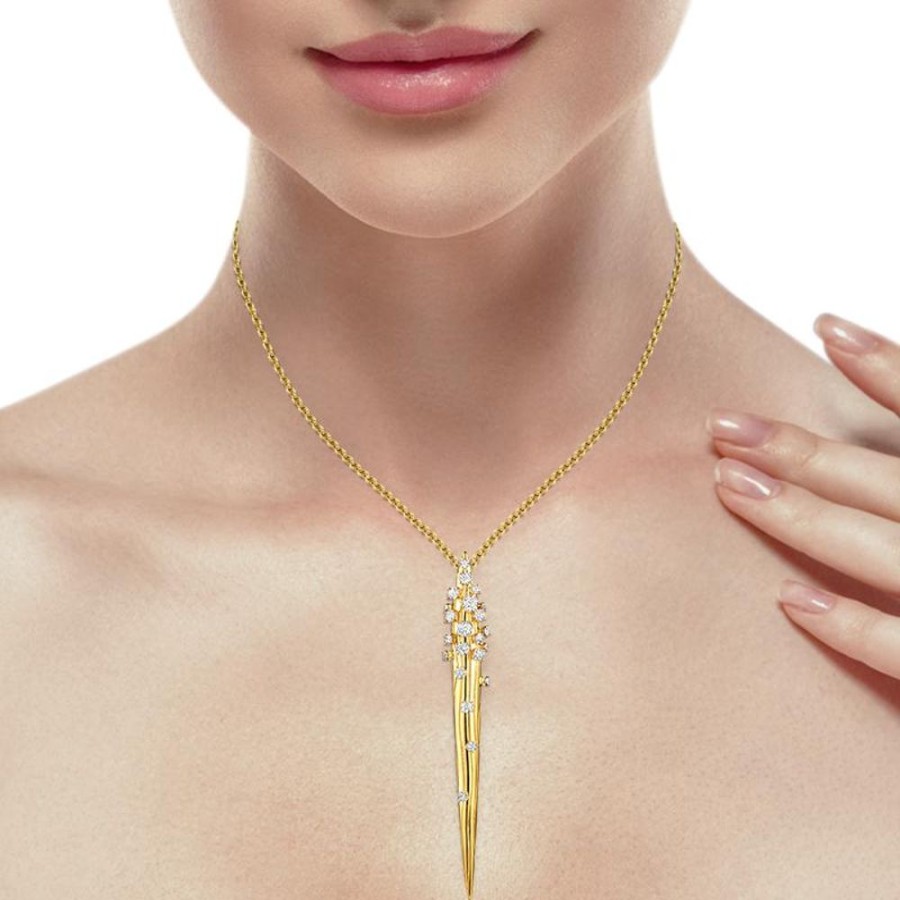 Necklace/Pendant Hueb | 18 Karat Bahia Yellow Gold Necklace With Vs-Gh Diamonds