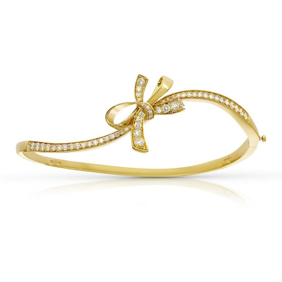 Bracelet/Bangle Hueb | 18 Karat Romance Yellow Gold Bracelet/Bangle With Vs-Gh Diamonds