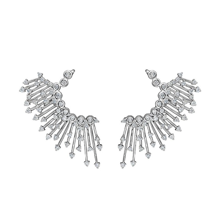 Earring Hueb | 18 Karat Luminus White Gold Earring