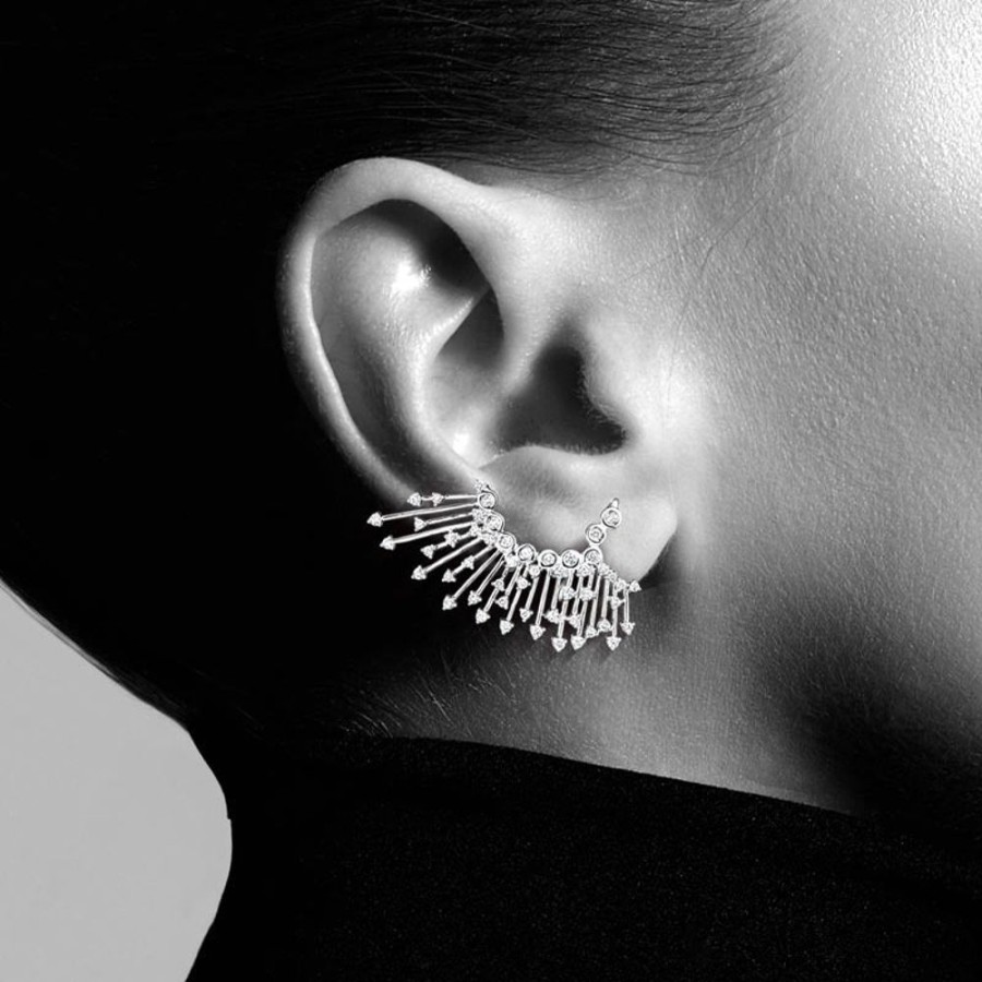 Earring Hueb | 18 Karat Luminus White Gold Earring